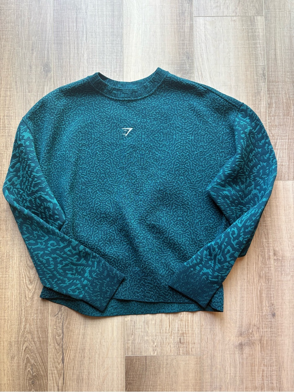 Gymshark Adapt | Teal Crewneck Sweater | Size Small
